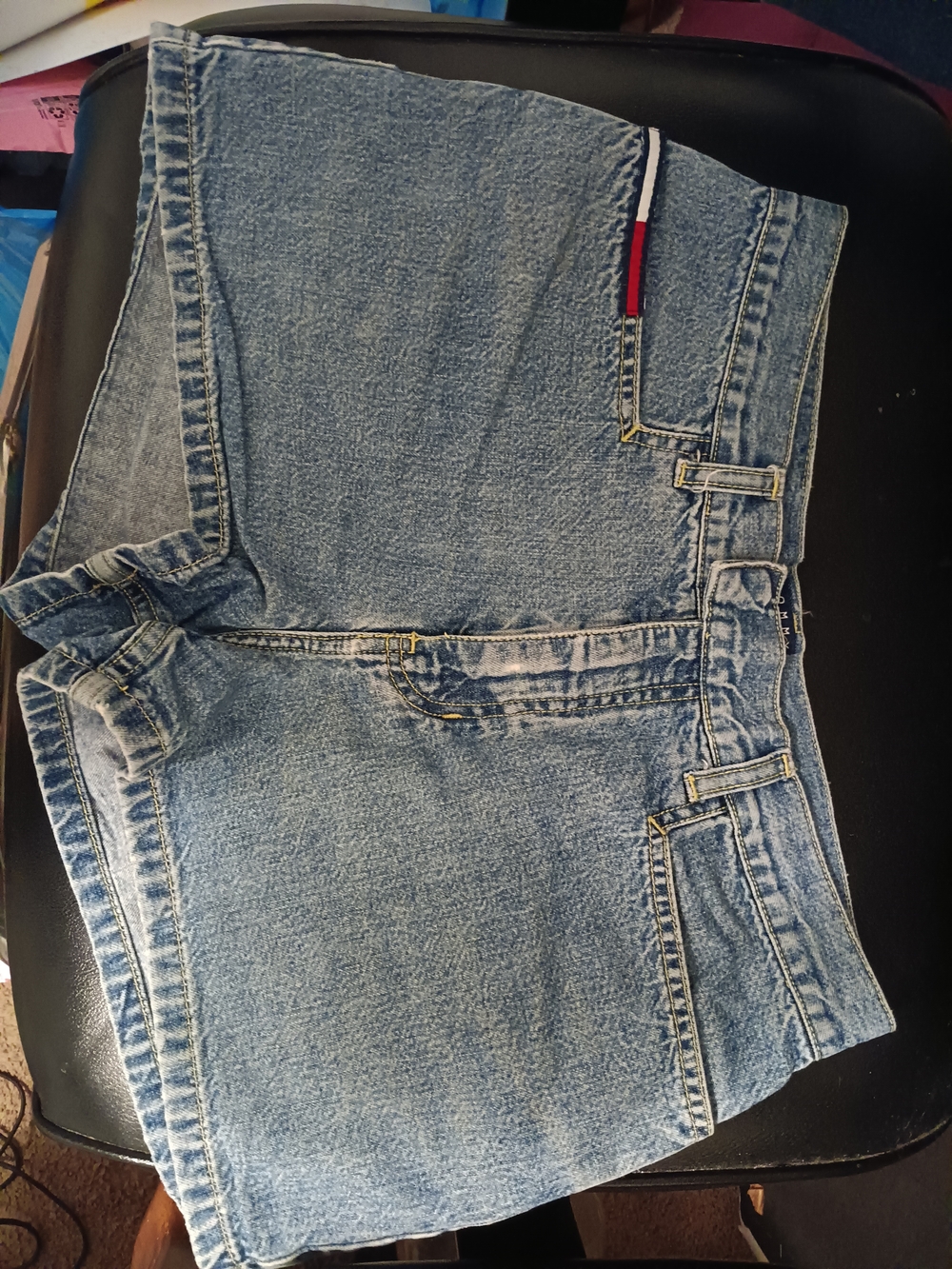 Tommy Hilfiger Light Blue Denim Jean Shorts